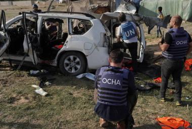 Ataque israelí a convoy humanitario