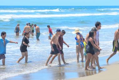Turistas en Acapulco